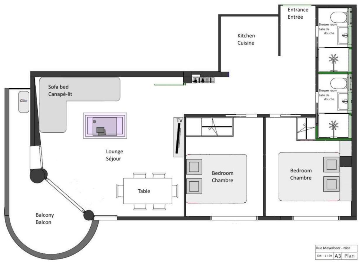 Nice Centre - Apartment With Balcony And Stunning Sea View! Exterior foto